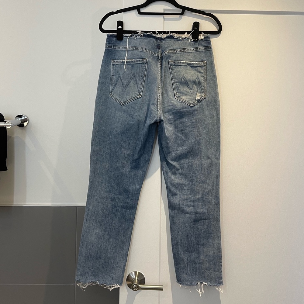 MOTHER Denim Jeans - The Dazzler XYZ Double Fray - Picture 4 of 6